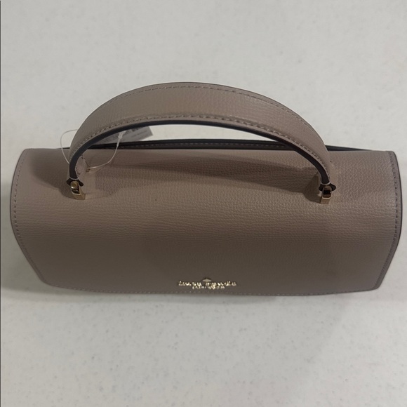 Kate Spade Darcy Top Handle Satchel with Silver Accent NWT Taupe Leather - Picture 12 of 16